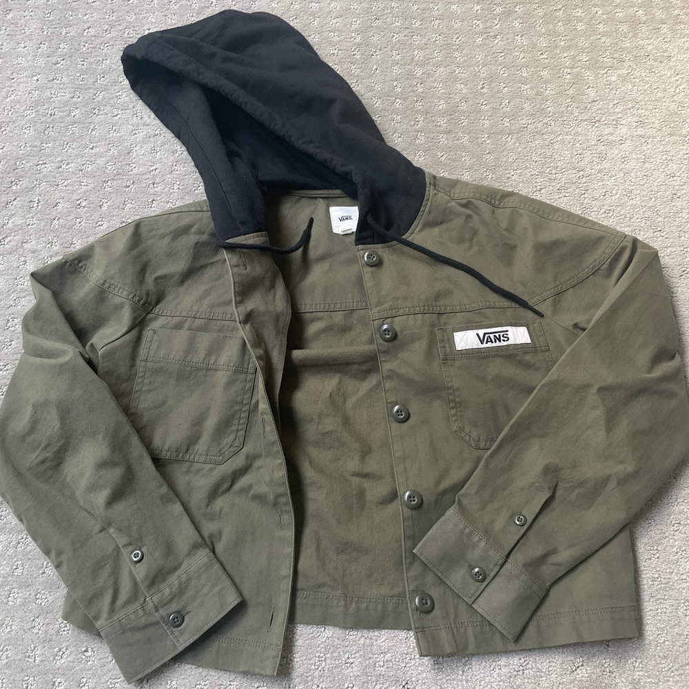 Green Vans Denim Jacket